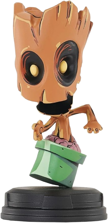 Animated Style Groot in Collector's Pot Statue